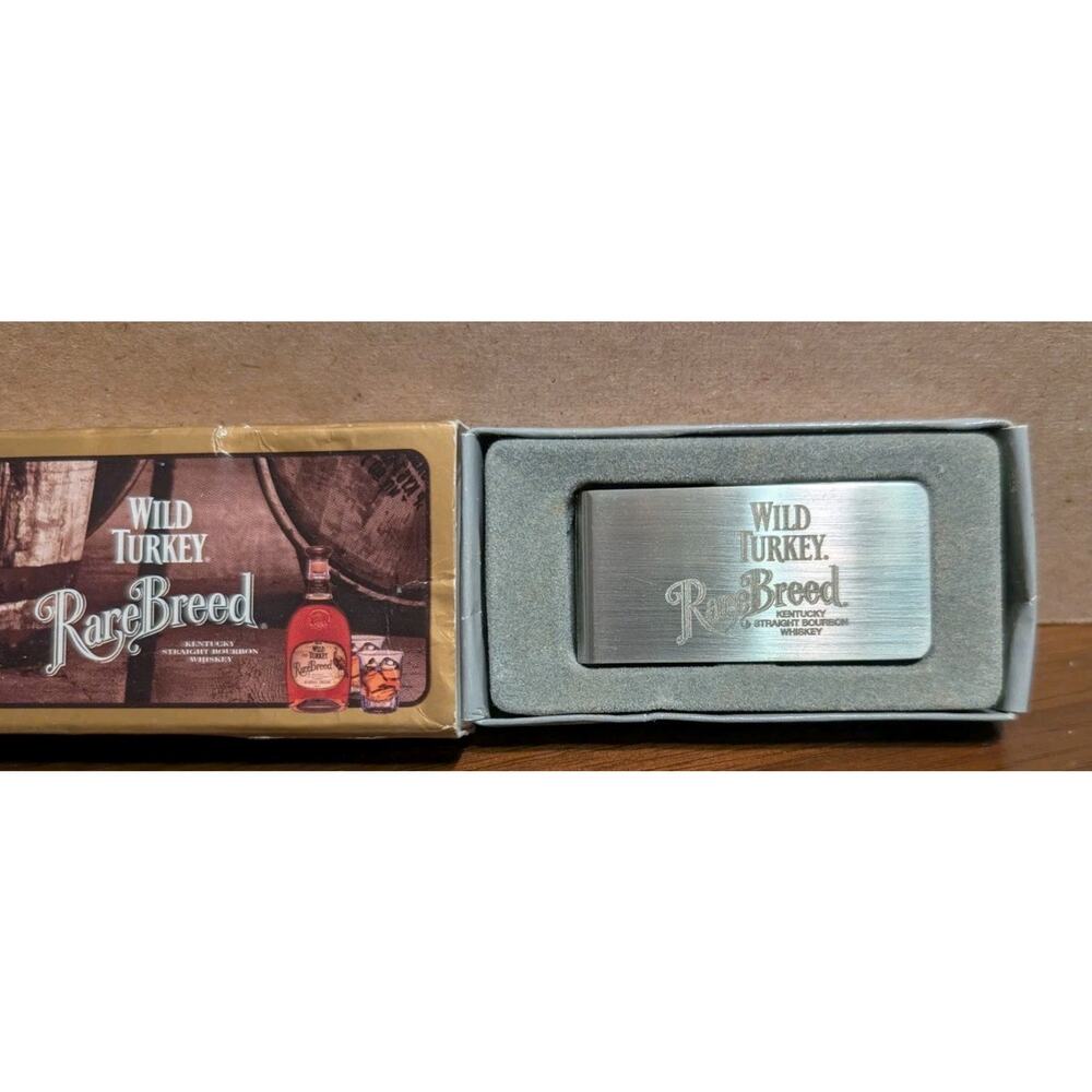 WILD TURKEY Rare Breed Zippo Money Clip NEW‎ NIB